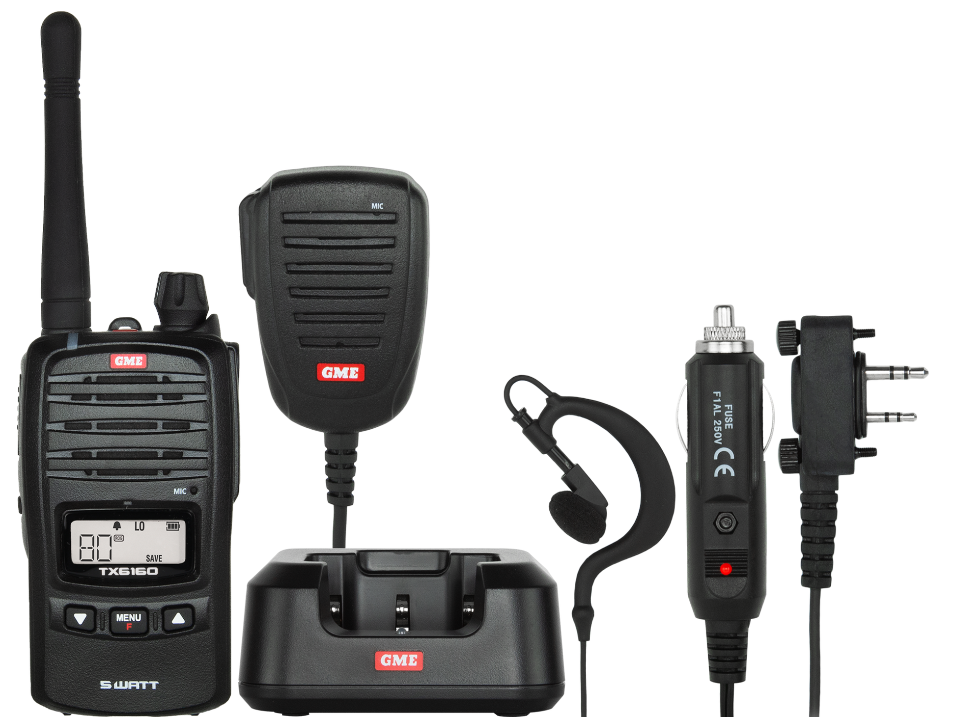 TX6160 5 Watt IP67 UHF CB Handheld Radio Kit - G&C Communications